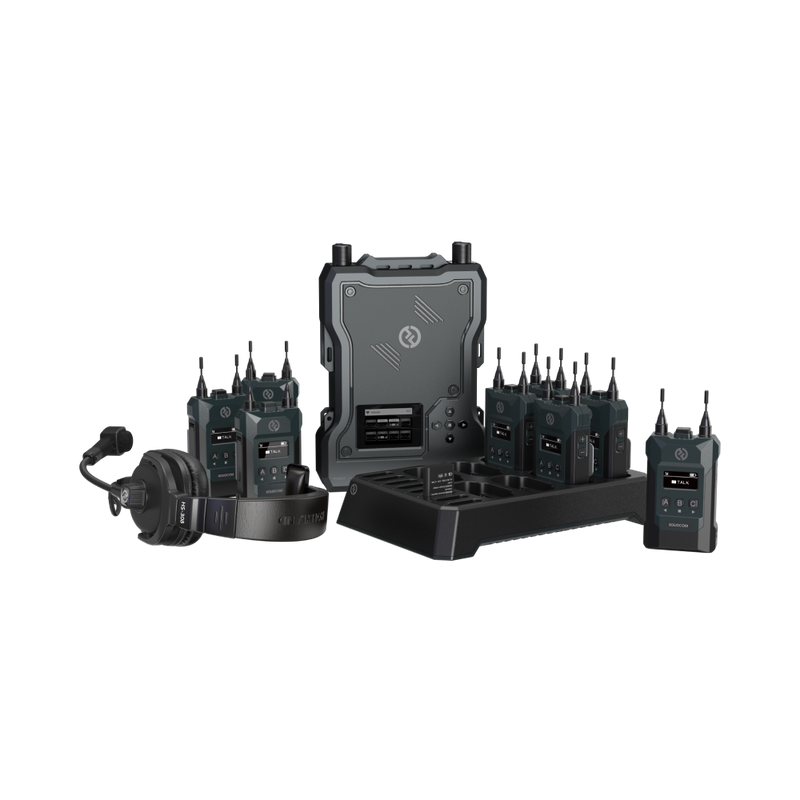 Hollyland Solidcom M1 Intercom-System mit Panel-Antenne